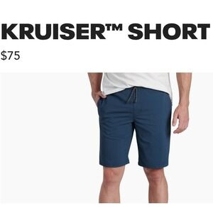 Kuhl Kruiser Shorts Blue‎ Men's Size 2XL. Outdoor Active Hiking ($75)